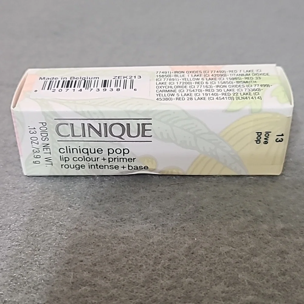 CLINIQUE Pop Lip Colour + Primer‎ - #13 Love Pop - NEW IN BOX